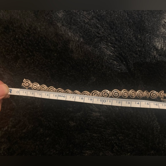 Sterling silver Greek spiral bracelet - Picture 8 of 8